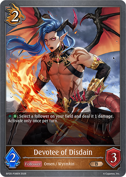 [BP20-P38EN](PB) Devotee of Disdain (Premium Foil)