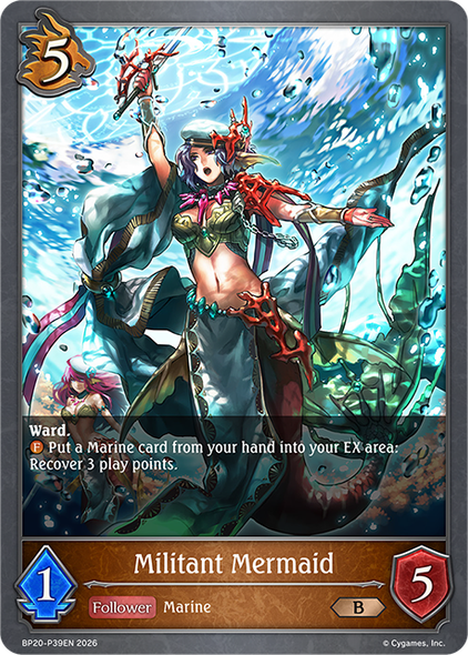 [BP20-P39EN](PB) Militant Mermaid (Premium Foil)