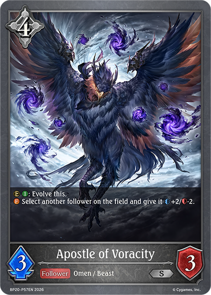 [BP20-P57EN](PS) Apostle of Voracity (Premium Foil)