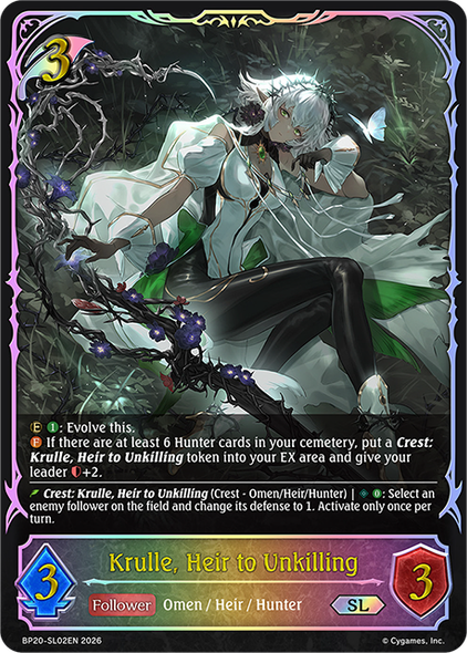 [BP20-SL02EN](SL) Krulle, Heir to Unkilling (Super Legendary)