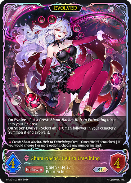 [BP20-SL23EN](SL) Sham-Nacha, Heir to Entwining (Evolved) (Super Legendary)