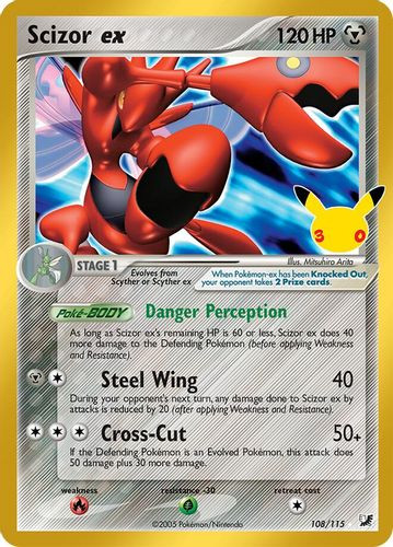 |04-EX-10|[UF-108/115](CC) Scizor ex {30th Classic Collection} {Holo}
