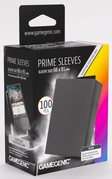 Gamegenic Prime Card Sleeves (100Pk) Black