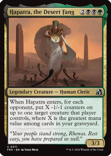 [FRA-0271](U) Hapatra, the Desert Fang