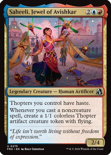 [FRA-0275](U) Saheeli, Jewel of Avishkar