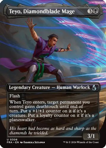 [FRA-0306](U) Teyo, Diamondblade Mage (Borderless)