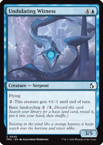[FRA-0045](C) Undulating Witness (Foil)