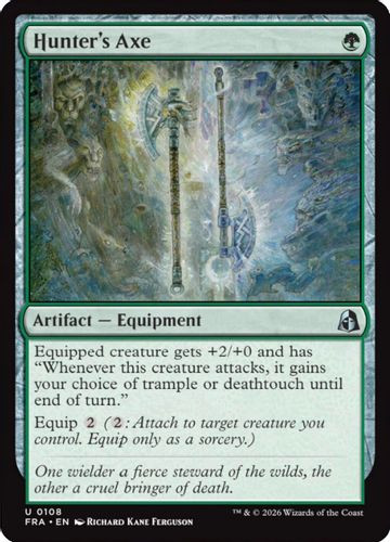 [FRA-0108](U) Hunter's Axe (Foil)