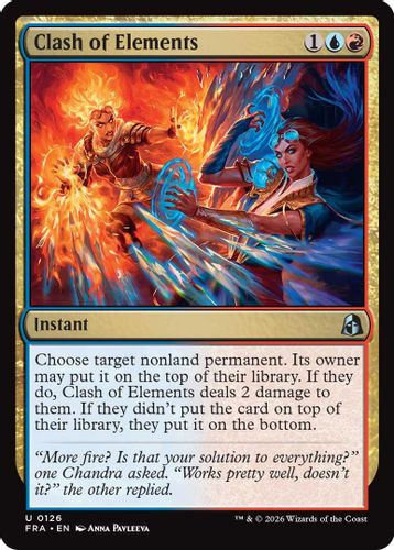 [FRA-0126](U) Clash of Elements (Foil)