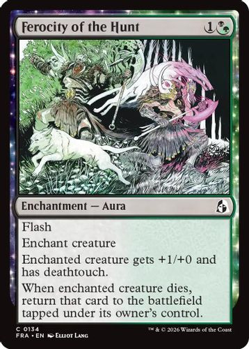 [FRA-0134](C) Ferocity of the Hunt (Foil)