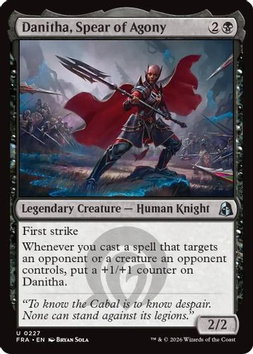 [FRA-0227](U) Danitha, Spear of Agony (Foil)