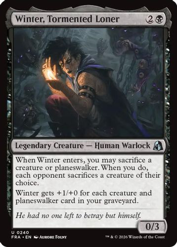 [FRA-0240](U) Winter, Tormented Loner (Foil)
