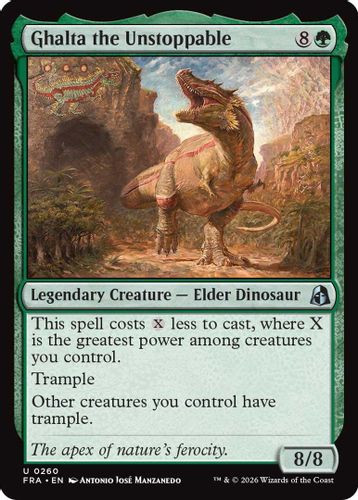 [FRA-0260](U) Ghalta the Unstoppable (Foil)