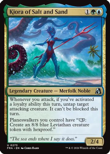 [FRA-0273](U) Kiora of Salt and Sand (Foil)
