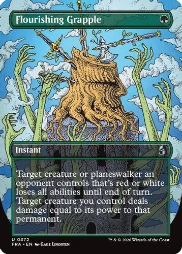 [FRA-0372](U) Flourishing Grapple (Borderless) (Foil)