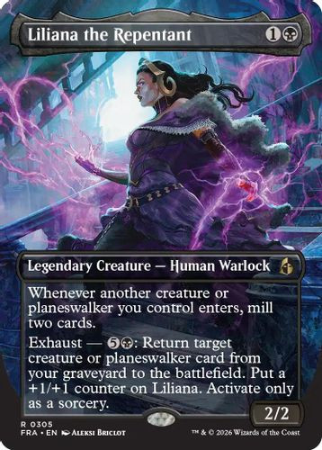 [FRA-0305](R) Liliana the Repentant (Borderless)