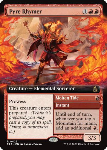 [FRA-0429](R) Pyre Rhymer // Molten Tide (Extended Art)