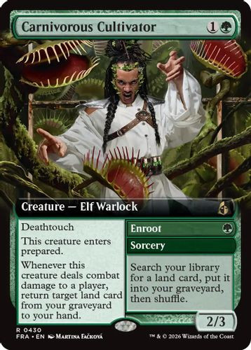 [FRA-0430](R) Carnivorous Cultivator // Enroot (Extended Art)