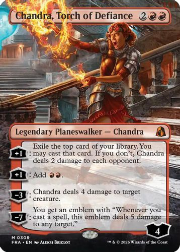 [FRA-0309](M) Chandra, Torch of Defiance (Borderless)