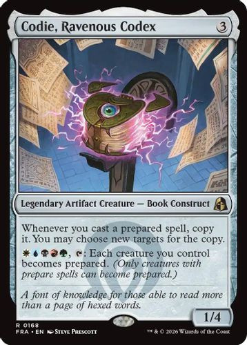 [FRA-0168](R) Codie, Ravenous Codex (Foil)