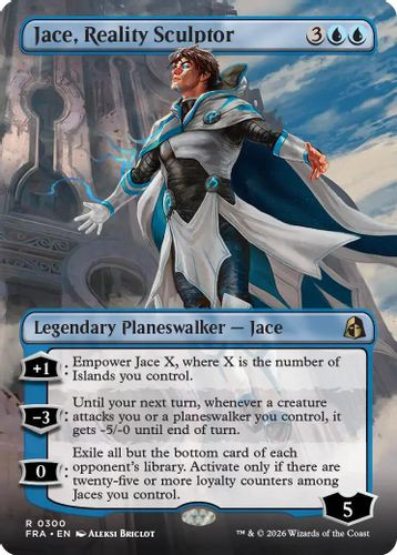 [FRA-0300](R) Jace, Reality Sculptor (Borderless) (Foil)