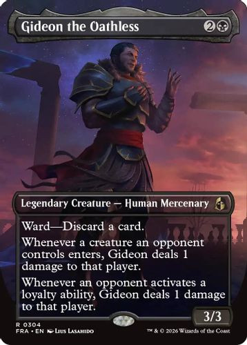[FRA-0304](R) Gideon the Oathless (Borderless) (Foil)