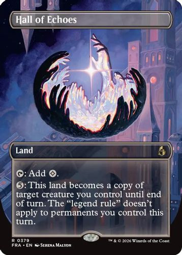 [FRA-0379](R) Hall of Echoes (Borderless) (Foil)