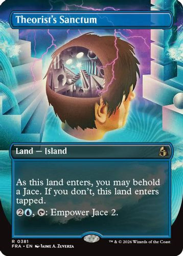 [FRA-0381](R) Theorist's Sanctum (Borderless) (Foil)