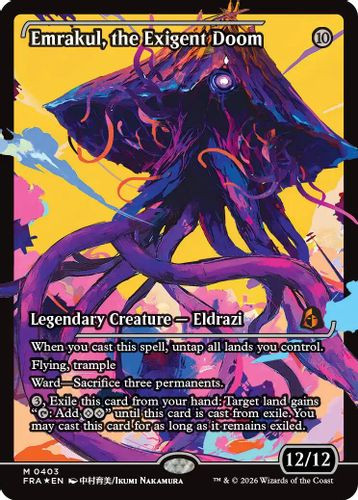 [FRA-0403](M) Emrakul, the Exigent Doom (Showcase) (Foil)