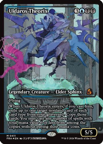 [FRA-0411](M) Uldaros Theorix (Showcase) (Foil)