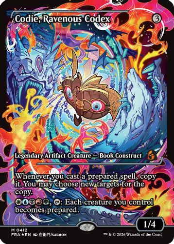 [FRA-0412](M) Codie, Ravenous Codex (Showcase) (Foil)