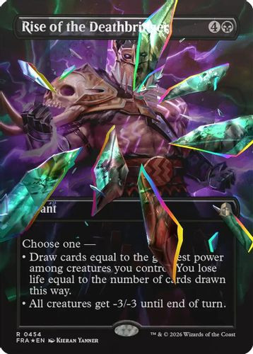 [FRA-0454](R) Rise of the Deathbringer (Borderless) (Facet Foil)