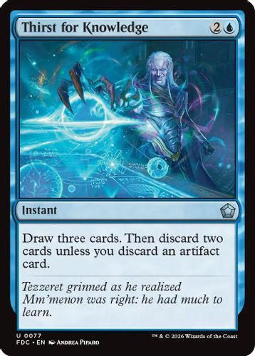 [FDC-0077](U) Thirst for Knowledge