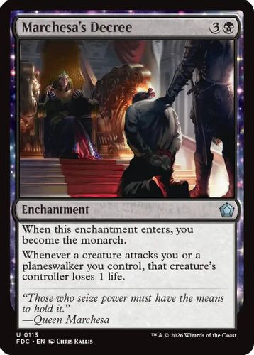 [FDC-0113](U) Marchesa's Decree
