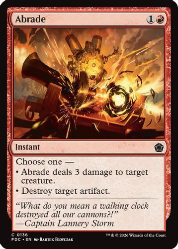 [FDC-0136](C) Abrade