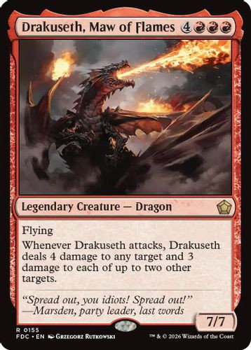 [FDC-0155](R) Drakuseth, Maw of Flames
