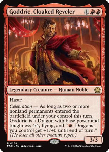 [FDC-0158](R) Goddric, Cloaked Reveler