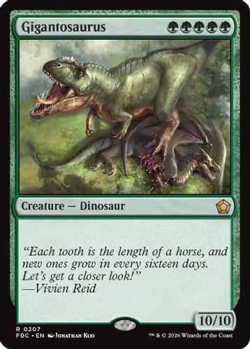 [FDC-0207](R) Gigantosaurus