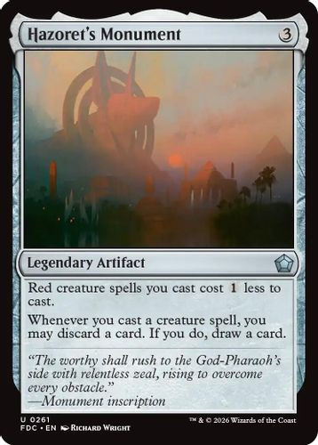 [FDC-0261](U) Hazoret's Monument