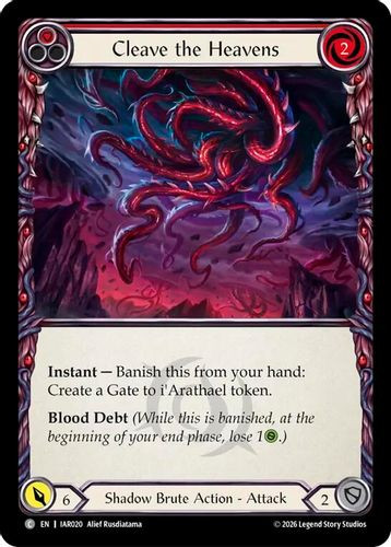 [FAB22 1st][IAR-020](C) Cleave the Heavens (Red)