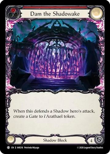 [FAB22 1st][IAR-218](C) Dam the Shadowake (Red)