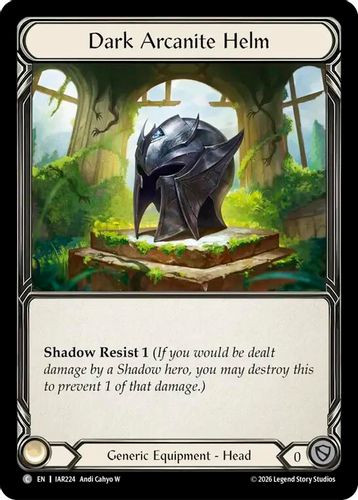 [FAB22 1st][IAR-224](C) Dark Arcanite Helm