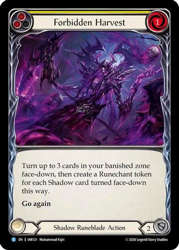 [FAB22 1st][IAR-121](R) Forbidden Harvest