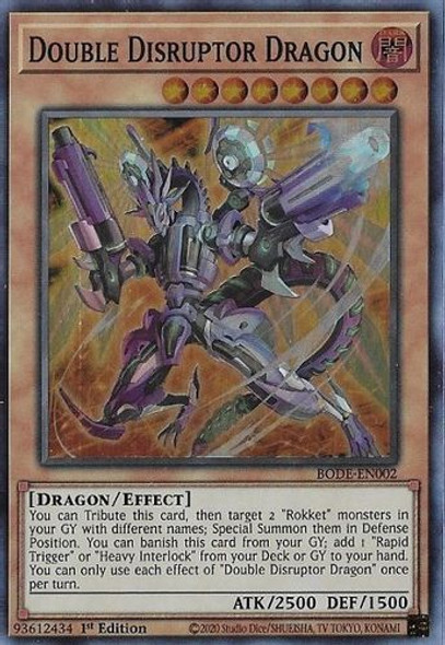 BODE-EN002 Double Disruptor Dragon (Super Rare) <1st>