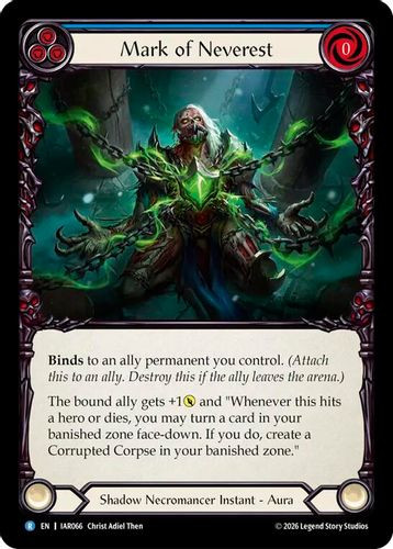 [FAB22 1st][IAR-066](R) Mark of Neverest (Rainbow Foil)