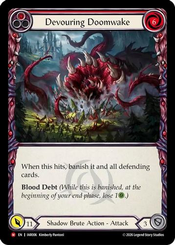 [FAB22 1st][IAR-006](M) Devouring Doomwake (Rainbow Foil)