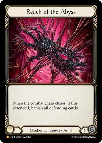 [FAB22 1st][IAR-160](L) Reach of the Abyss (Rainbow Foil)