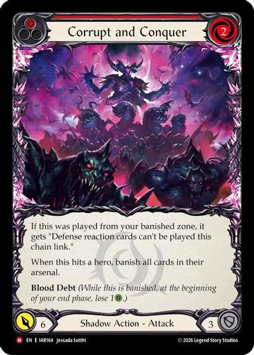 [FAB22 1st][IAR-164](M) Corrupt and Conquer (Rainbow Foil)