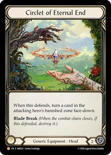[FAB22 1st][IAR-223](L) Circlet of Eternal End (Rainbow Foil)