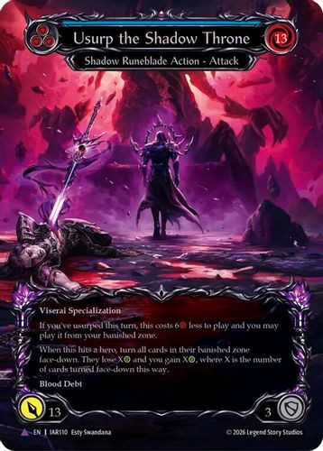 [FAB22 1st][IAR-110](MV) Usurp the Shadow Throne (Cold Foil)